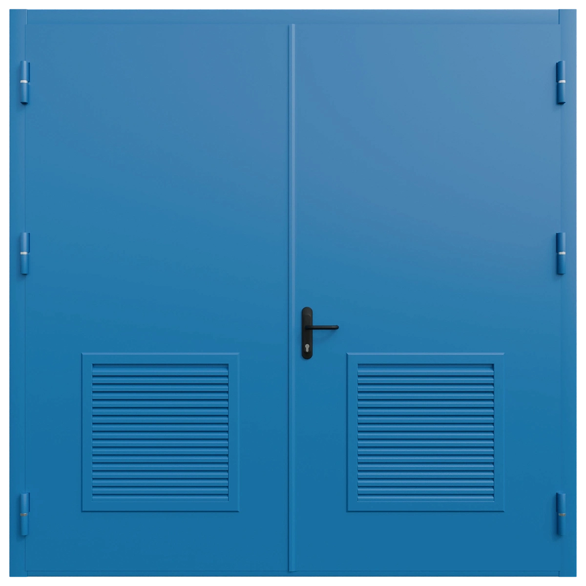 Ворота технические на металле с решеткой (ВРМвр)